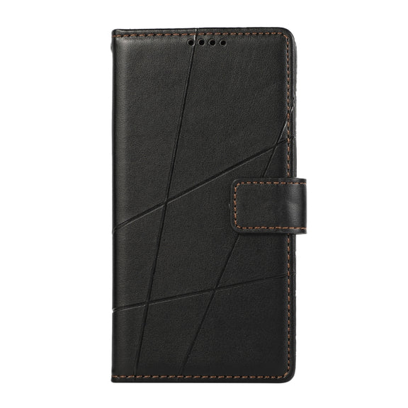 For Huawei nova 10 SE PU Genuine Leather Texture Embossed Line Phone Case(Black)