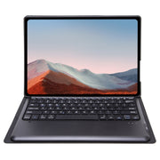 For Microsoft Surface Pro 9 SF129 Tree Texture Bluetooth Keyboard Leather Tablet Case(Black)