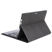 For Microsoft Surface Pro 9 SF129 Tree Texture Bluetooth Keyboard Leather Tablet Case(Black)