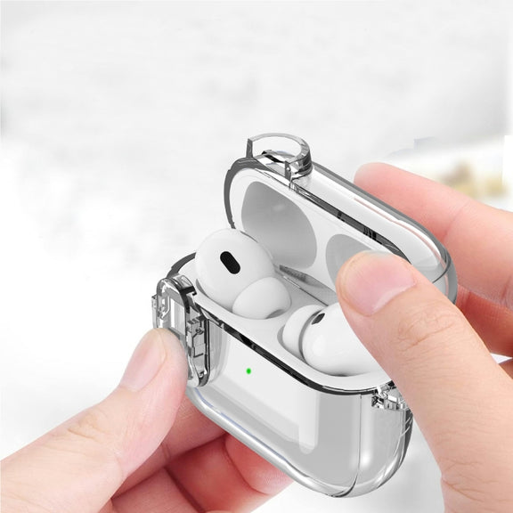 For AirPods 3 Ice Crystals Shockproof Earphone Protective Case(Grey)
