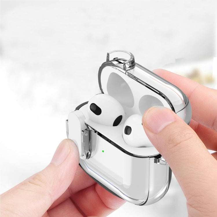 For AirPods Pro Ice Crystals Shockproof Earphone Protective Case(Transparent)
