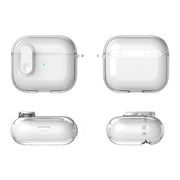 For AirPods Pro Ice Crystals Shockproof Earphone Protective Case(Pink)
