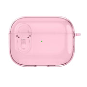 For AirPods Pro 2 Ice Crystals Shockproof Earphone Protective Case(Pink)
