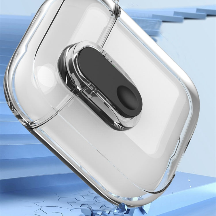 For AirPods 1 / 2 Ice Crystals Shockproof Earphone Protective Case(Grey)