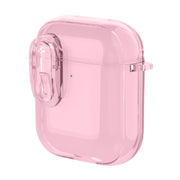 For AirPods 1 / 2 Ice Crystals Shockproof Earphone Protective Case(Pink)
