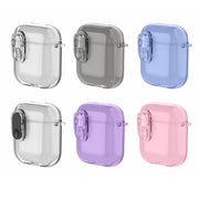 For AirPods 1 / 2 Ice Crystals Shockproof Earphone Protective Case(Black)