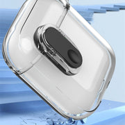For AirPods 1 / 2 Ice Crystals Shockproof Earphone Protective Case(Black)
