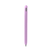 For Huawei M-pencil Stylus Touch Pen Integrated Non-slip Silicone Protective Cover(Light Purple)