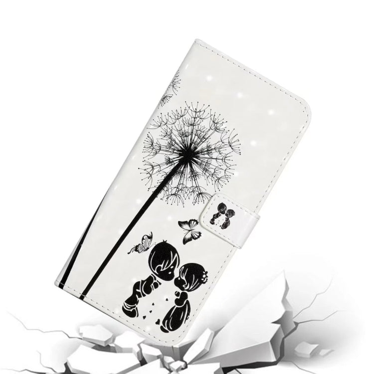 For Honor 90 Lite Oil Embossed 3D Drawing Leather Phone Case(Couple Dandelion)