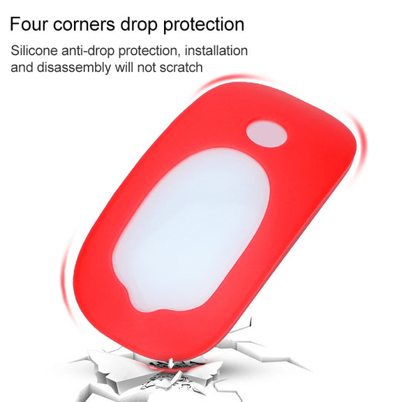For Apple Magic Mouse 1 / 2 Mouse Silicone Protective Case(Pink)