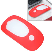 For Apple Magic Mouse 1 / 2 Mouse Silicone Protective Case(Red)