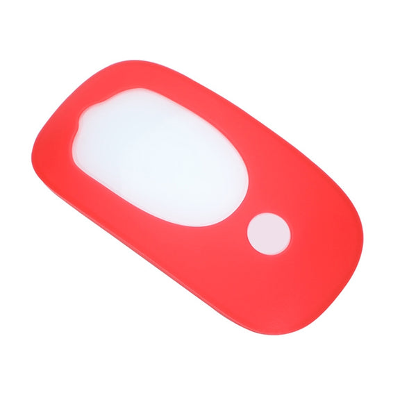 For Apple Magic Mouse 1 / 2 Mouse Silicone Protective Case(Red)