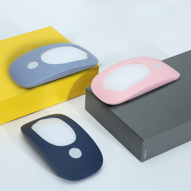 For Apple Magic Mouse 1 / 2 Mouse Silicone Protective Case(Red)