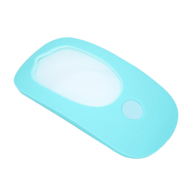 For Apple Magic Mouse 1 / 2 Mouse Silicone Protective Case(Mint Green)