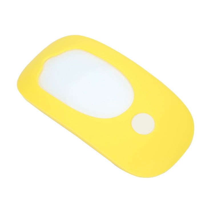 For Apple Magic Mouse 1 / 2 Mouse Silicone Protective Case(Yellow)