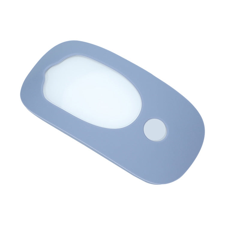 For Apple Magic Mouse 1 / 2 Mouse Silicone Protective Case(Gray Blue)