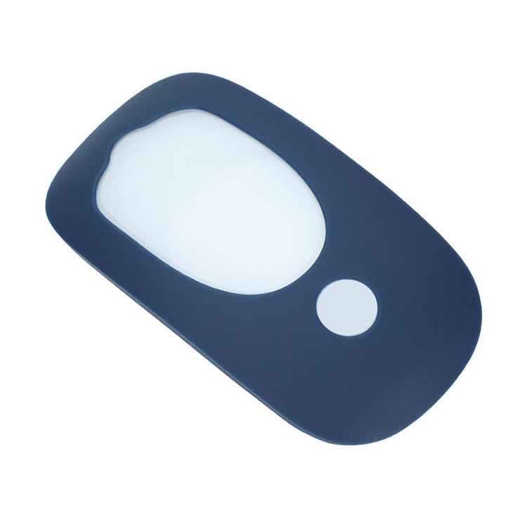 For Apple Magic Mouse 1 / 2 Mouse Silicone Protective Case(Midnight Blue)