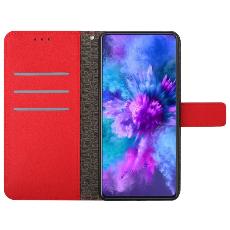 For Google Pixel 9 Pro Rhombic Grid Texture Leather Phone Case(Red)