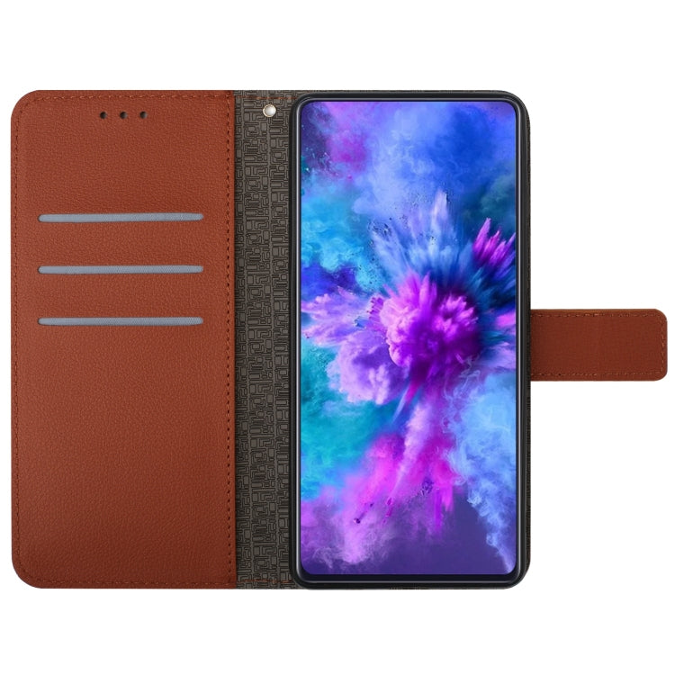 For Google Pixel 9 Pro Rhombic Grid Texture Leather Phone Case(Brown)