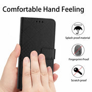 For Google Pixel 9 Pro Rhombic Grid Texture Leather Phone Case(Black)