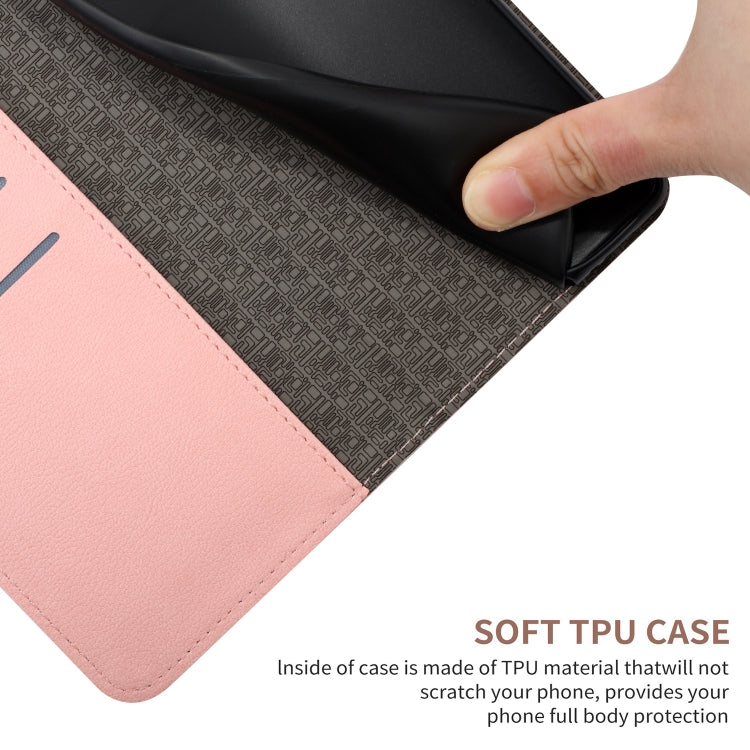 For Google Pixel 9 Rhombic Grid Texture Leather Phone Case(Pink)