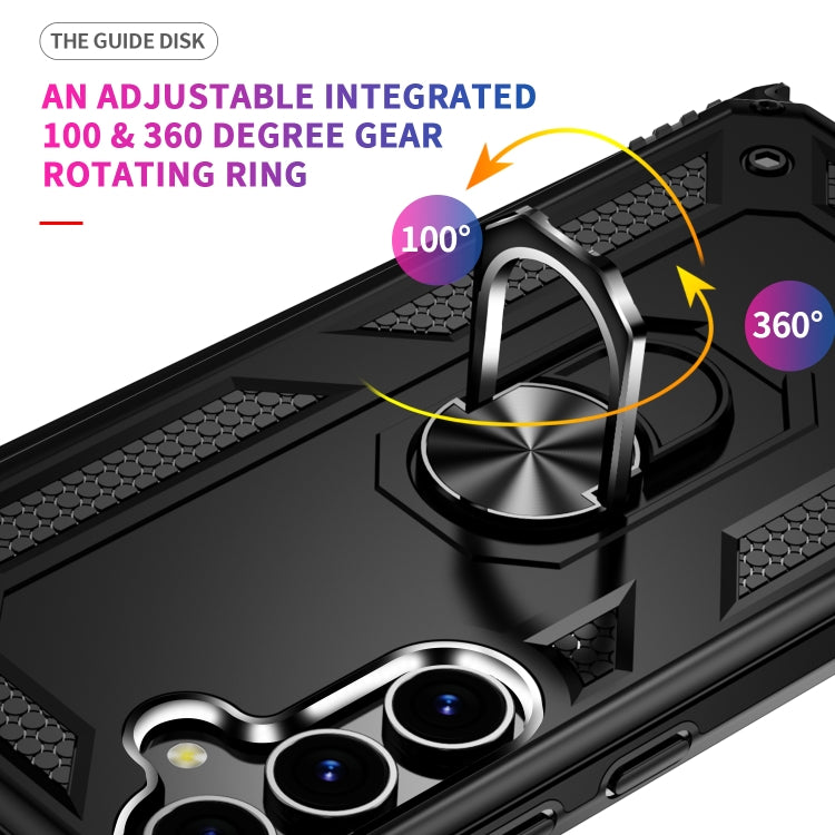For Samsung Galaxy S24 5G Shockproof TPU + PC Phone Case(Black)