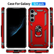 For Samsung Galaxy S24 5G Shockproof TPU + PC Phone Case(Red)