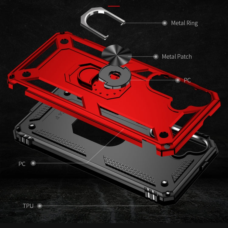 For Samsung Galaxy S24 5G Shockproof TPU + PC Phone Case(Red)
