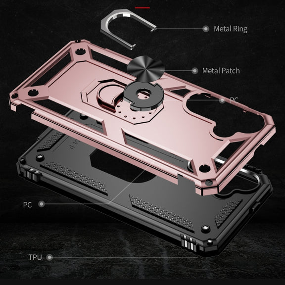 For Samsung Galaxy S24 5G Shockproof TPU + PC Phone Case(Rose Gold)