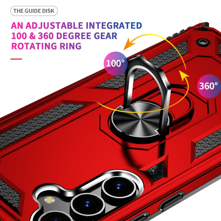 For Samsung Galaxy S24+ 5G Shockproof TPU + PC Phone Case(Red)