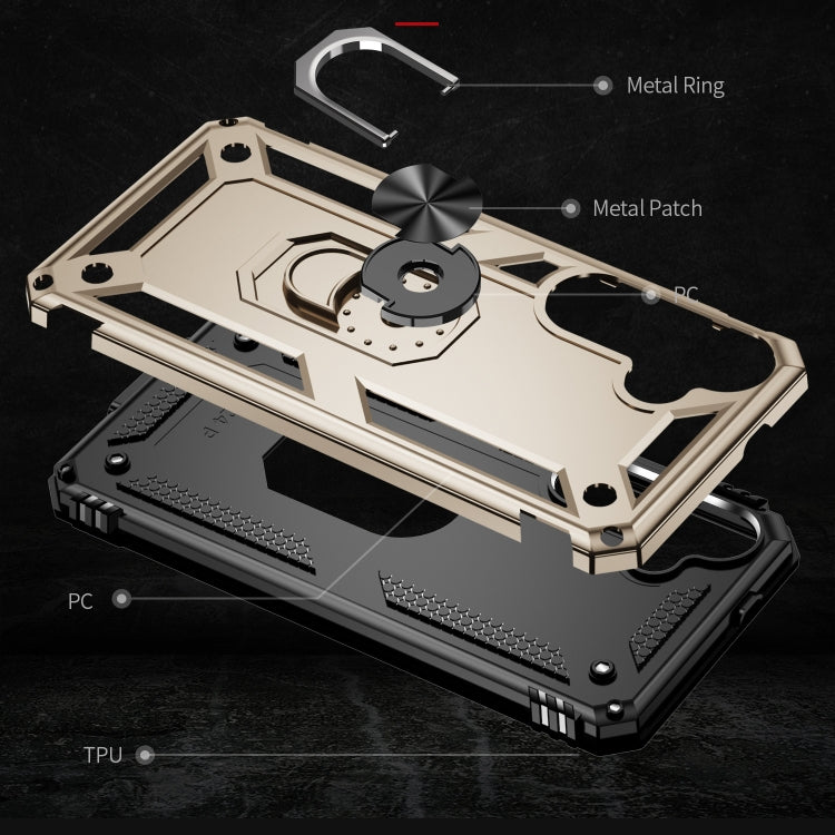 For Samsung Galaxy S24+ 5G Shockproof TPU + PC Phone Case(Gold)