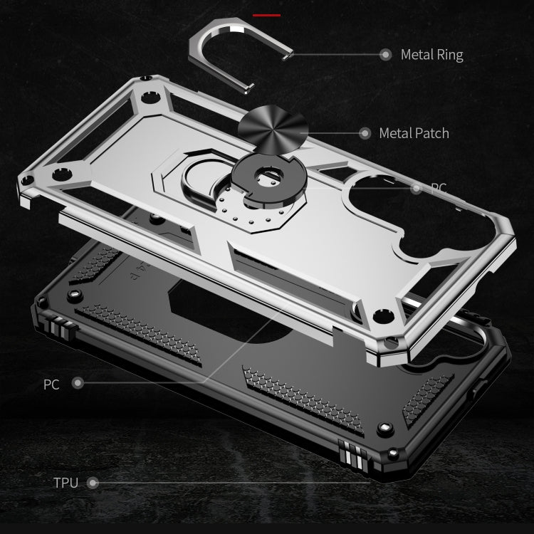 For Samsung Galaxy S24+ 5G Shockproof TPU + PC Phone Case(Silver)