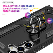 For Samsung Galaxy S25 5G Shockproof TPU + PC Phone Case(Black)