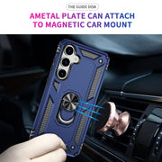 For Samsung Galaxy S25 5G Shockproof TPU + PC Phone Case(Blue)