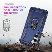 For Samsung Galaxy S25 5G Shockproof TPU + PC Phone Case(Blue)