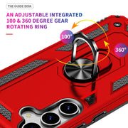 For Samsung Galaxy S25+ 5G Shockproof TPU + PC Phone Case(Red)