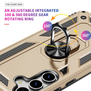 For Samsung Galaxy S25+ 5G Shockproof TPU + PC Phone Case(Gold)