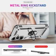 For Samsung Galaxy S25+ 5G Shockproof TPU + PC Phone Case(Silver)