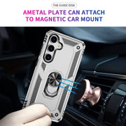 For Samsung Galaxy S25+ 5G Shockproof TPU + PC Phone Case(Silver)