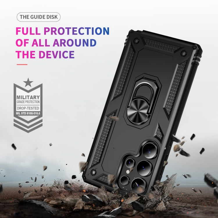 For Samsung Galaxy S25 Ultra 5G Shockproof TPU + PC Phone Case(Black)