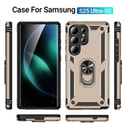 For Samsung Galaxy S25 Ultra 5G Shockproof TPU + PC Phone Case(Gold)