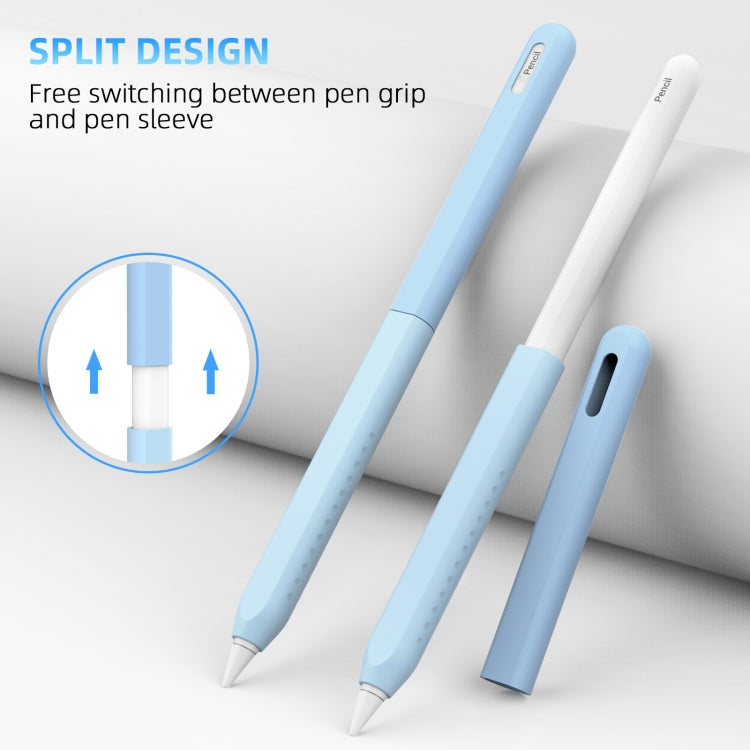 For Apple Pencil 2 / Pro DUX DUCIS Detachable Gradient Colorful Stylus Case(Gradient Blue)