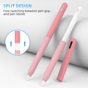 For Apple Pencil 2 / Pro DUX DUCIS Detachable Gradient Colorful Stylus Case(Gradient Pink)