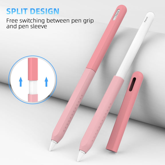 For Apple Pencil 2 / Pro DUX DUCIS Detachable Gradient Colorful Stylus Case(Gradient Pink)