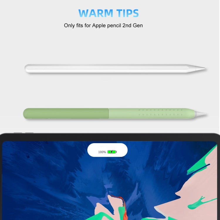 For Apple Pencil 2 / Pro DUX DUCIS Detachable Gradient Colorful Stylus Case(Gradient Green)