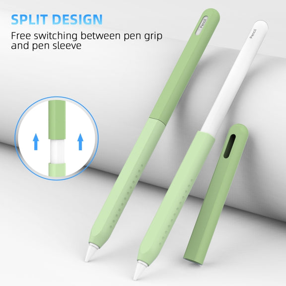 For Apple Pencil 2 / Pro DUX DUCIS Detachable Gradient Colorful Stylus Case(Gradient Green)