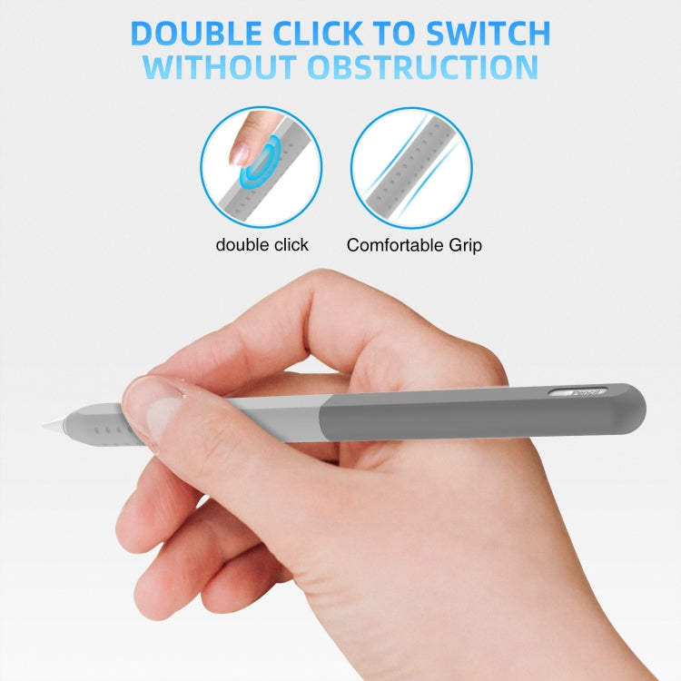 For Apple Pencil 2 / Pro DUX DUCIS Detachable Gradient Colorful Stylus Case(Gradient Grey)