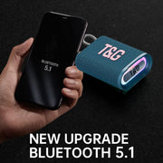 T&G TG396 Outdoor Portable Ambient RGB Light IPX7 Water-resistant Bluetooth Speaker(Black)