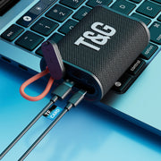 T&G TG396 Outdoor Portable Ambient RGB Light IPX7 Water-resistant Bluetooth Speaker(Black)