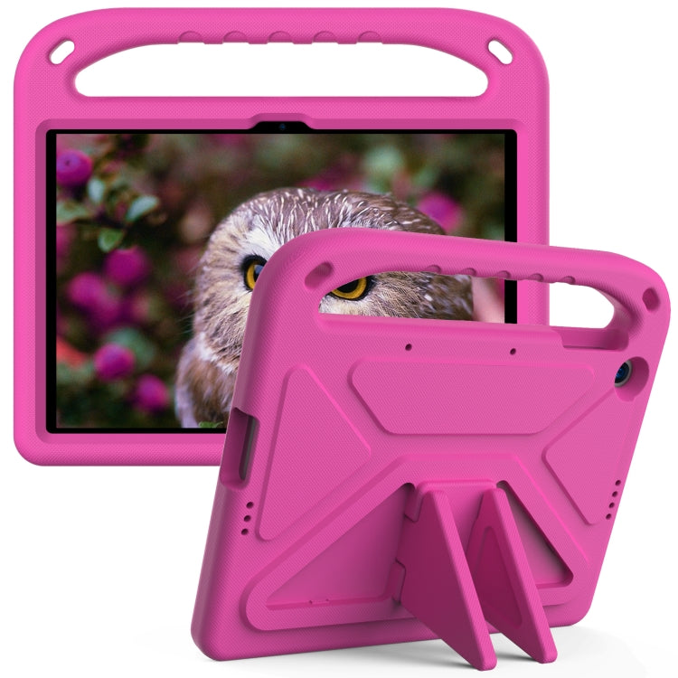 For Honor Pad X8 Handle Portable EVA Shockproof Tablet Case(Rose Red)